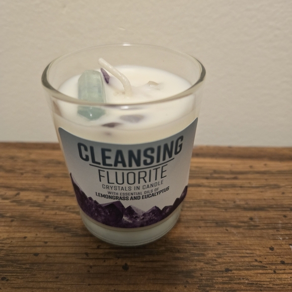 Cleansing Fluorite Candle - Picture 2 of 2